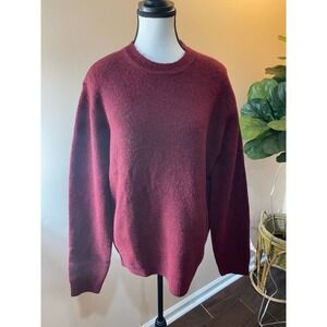 Gap Maroon Red Crewneck Sweater size Small Christmas Sweater NWT